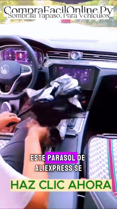 Sombrilla parasol para el auto⚡ 🎉 ¡Aprovecha la promoción y paga menos! Llevando 2 productos, recibes G 40.000 de descuento. ¡Últimas unidades, no te quedes sin el tuyo!