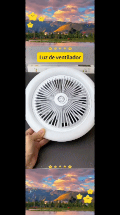 VENTILADOR DE TECHO SILENCIOSO CON LED