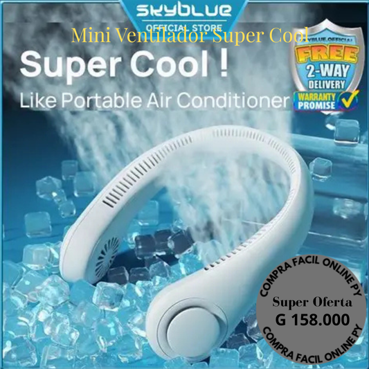 MINI VENTILADOR SUPER COOL LLEVA 2 UNIDADES POR SOLO G 266.000!