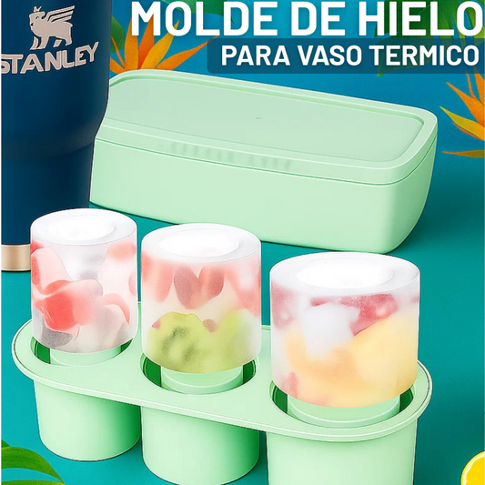 🚨OFERTA🚨 MOLDE DE HIELO PARA TERMO TIPO STANLEY -