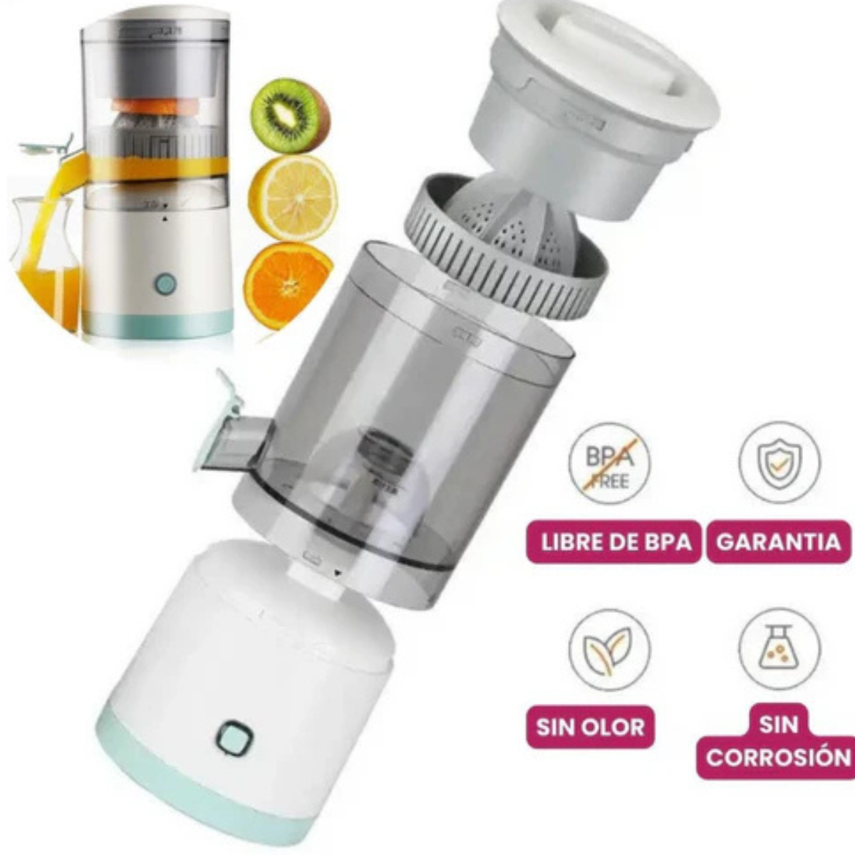 🍊 Exprimidor Eléctrico Portátil