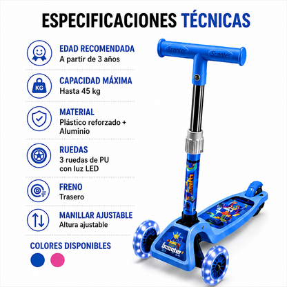 Monopatín para criatura
