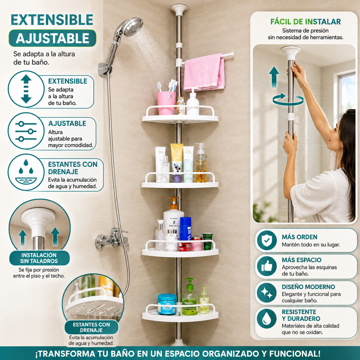 Esquinero de Baño