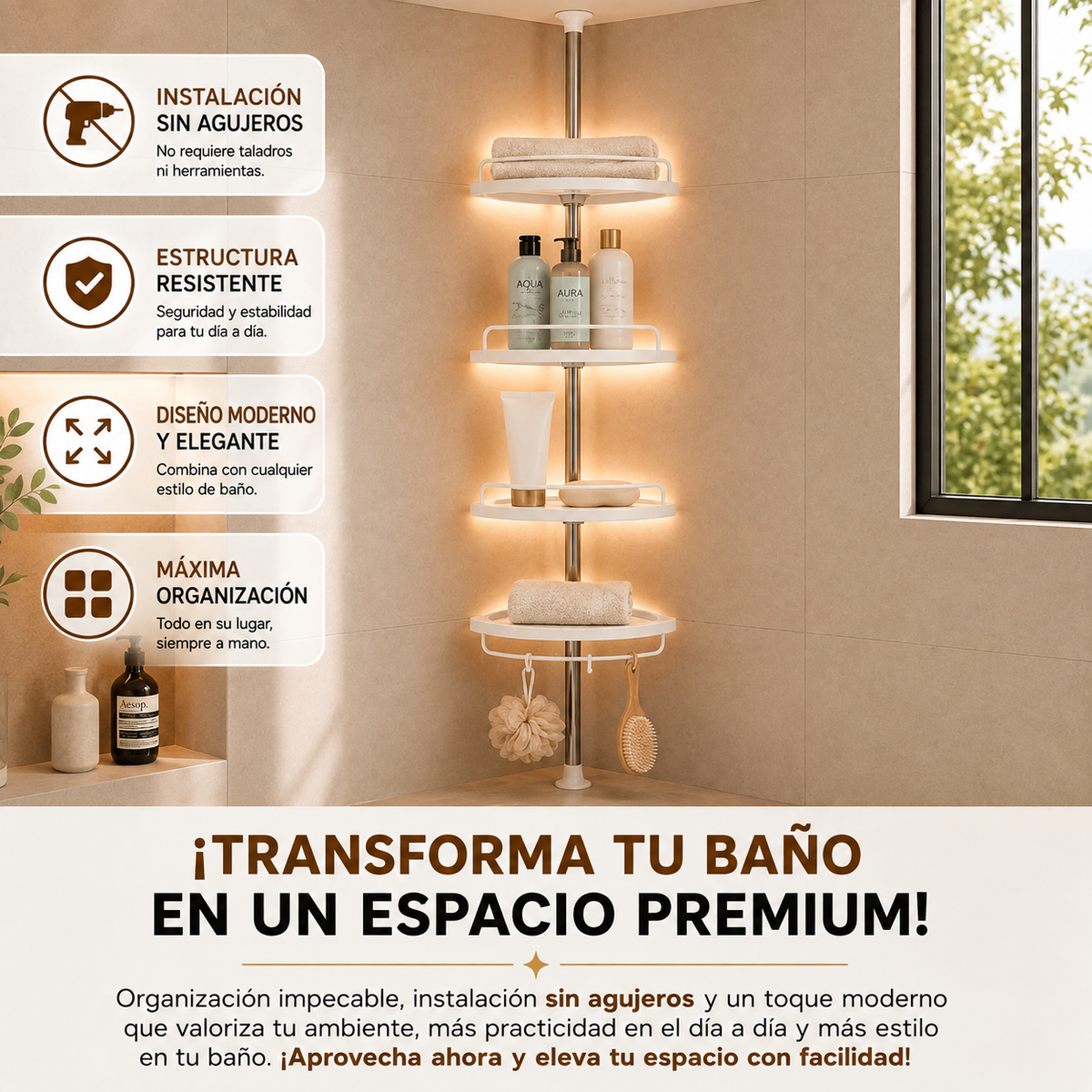 Esquinero de Baño