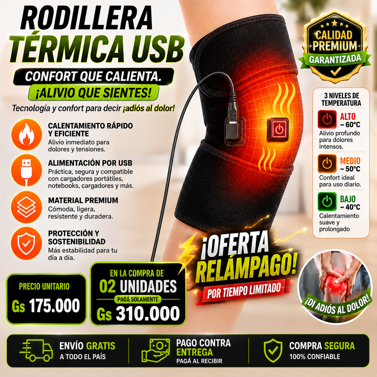 RODILLERA TÉRMICA