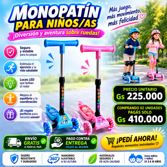 Monopatín para criatura
