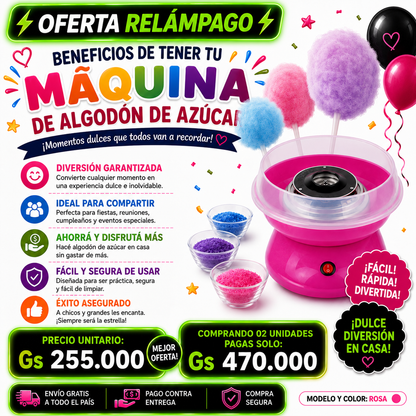 Máquina de Algodón de Azúcar