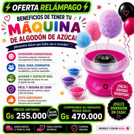 Máquina de Algodón de Azúcar
