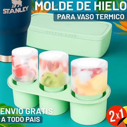 🚨OFERTA🚨 MOLDE DE HIELO PARA TERMO TIPO STANLEY - Paga 1 y llévate 2