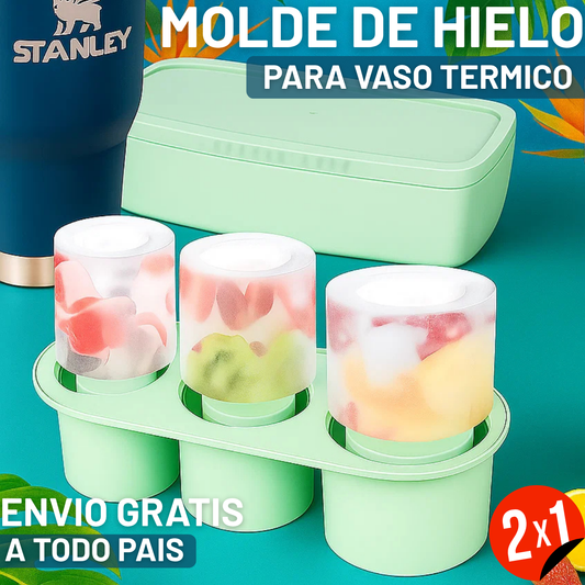 🚨OFERTA🚨 MOLDE DE HIELO PARA TERMO TIPO STANLEY - Paga 1 y llévate 2