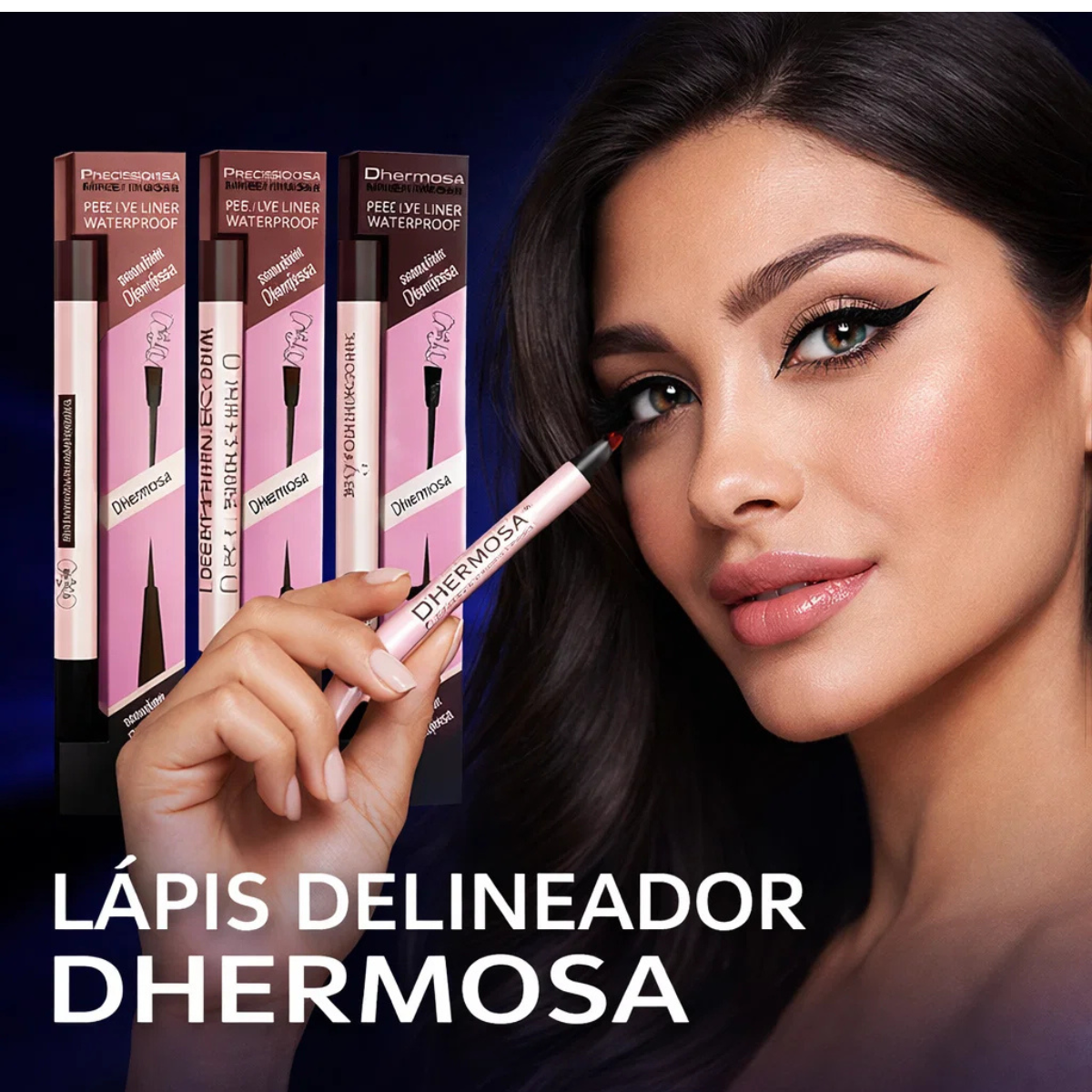 Delineador de ojos a prueba de agua 2en ✨ Promoción especial válida por pocos días.