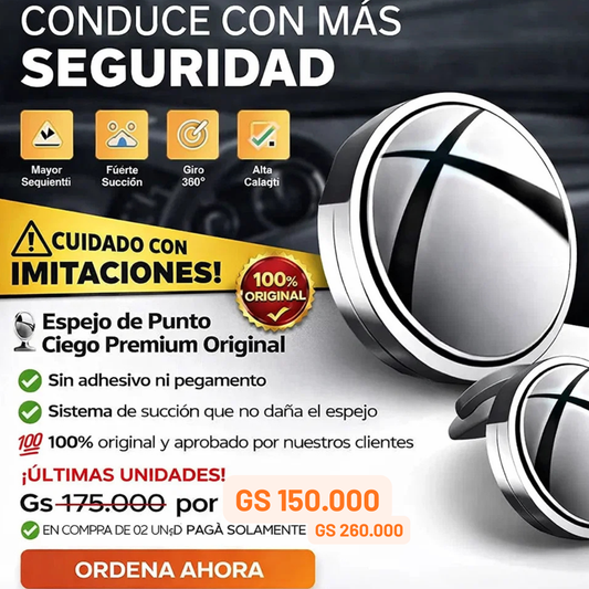 Espejo de punto Ciego Visión completa para una conducción más segura