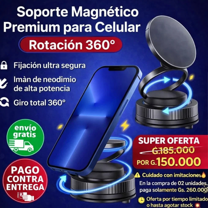 Soporte Magnetico ULTRA MAX PREMIUMSujeta tu celular con total seguridad,