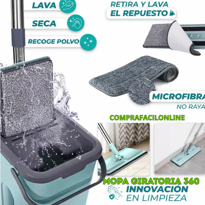 Mopa Autoescurrible 360⏰ ¡Disponible solo por tiempo limitado! 🔥 – ¡Apresúrate antes de que se termine!