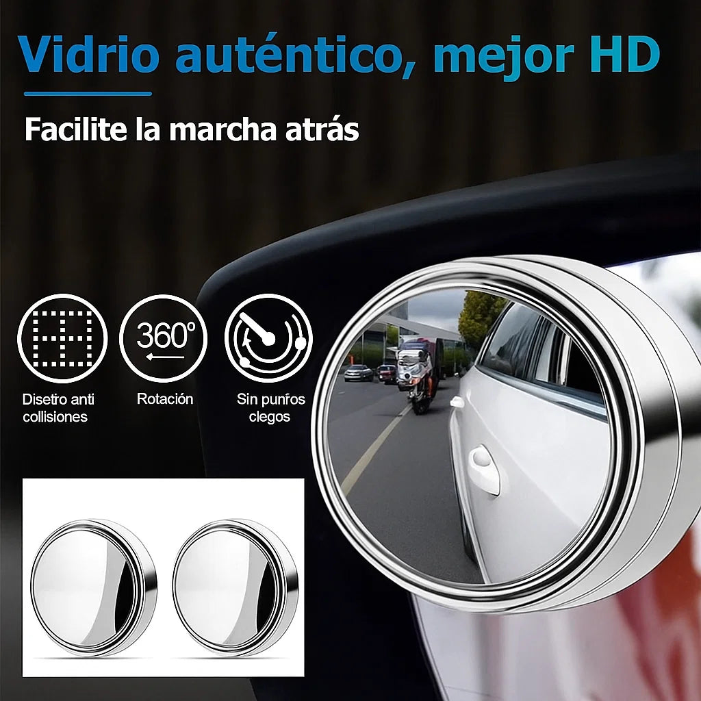 Espejo de punto Ciego Visión completa para una conducción más segura