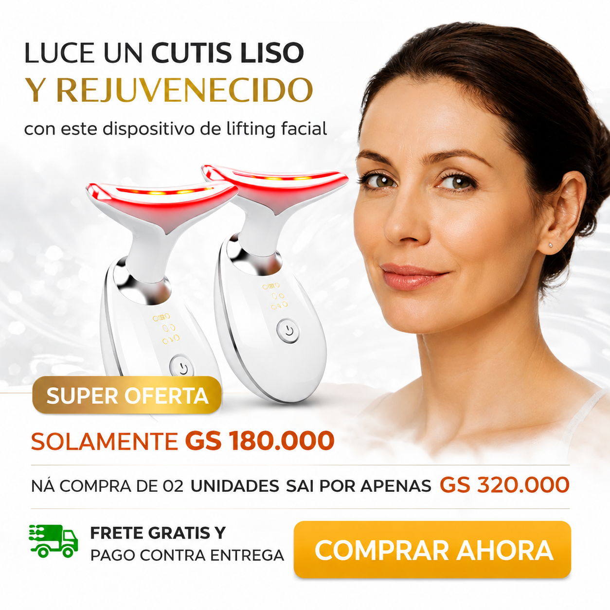 Masajeador Facial Led