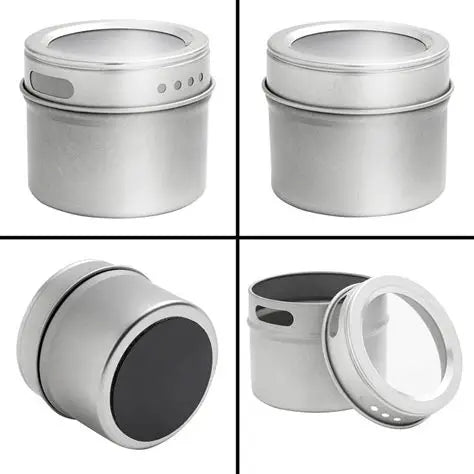 Porta Condimentos Magnético 6 pzas INOX