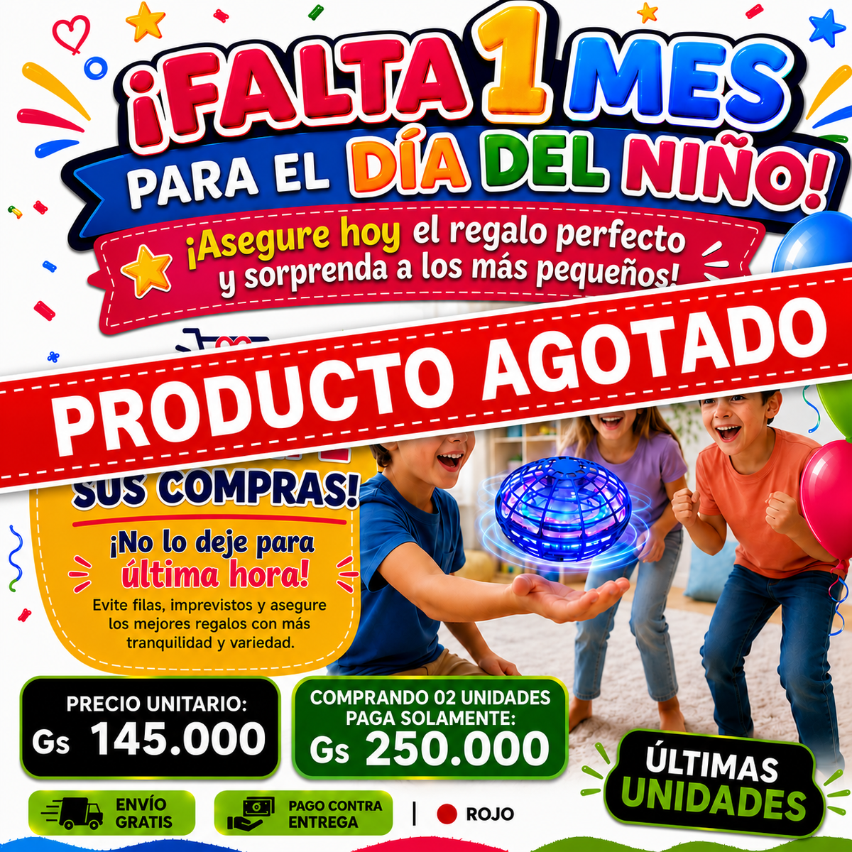 Pelota voladora mágica   ¡Últimas unidades, no te quedes sin el tuyo!