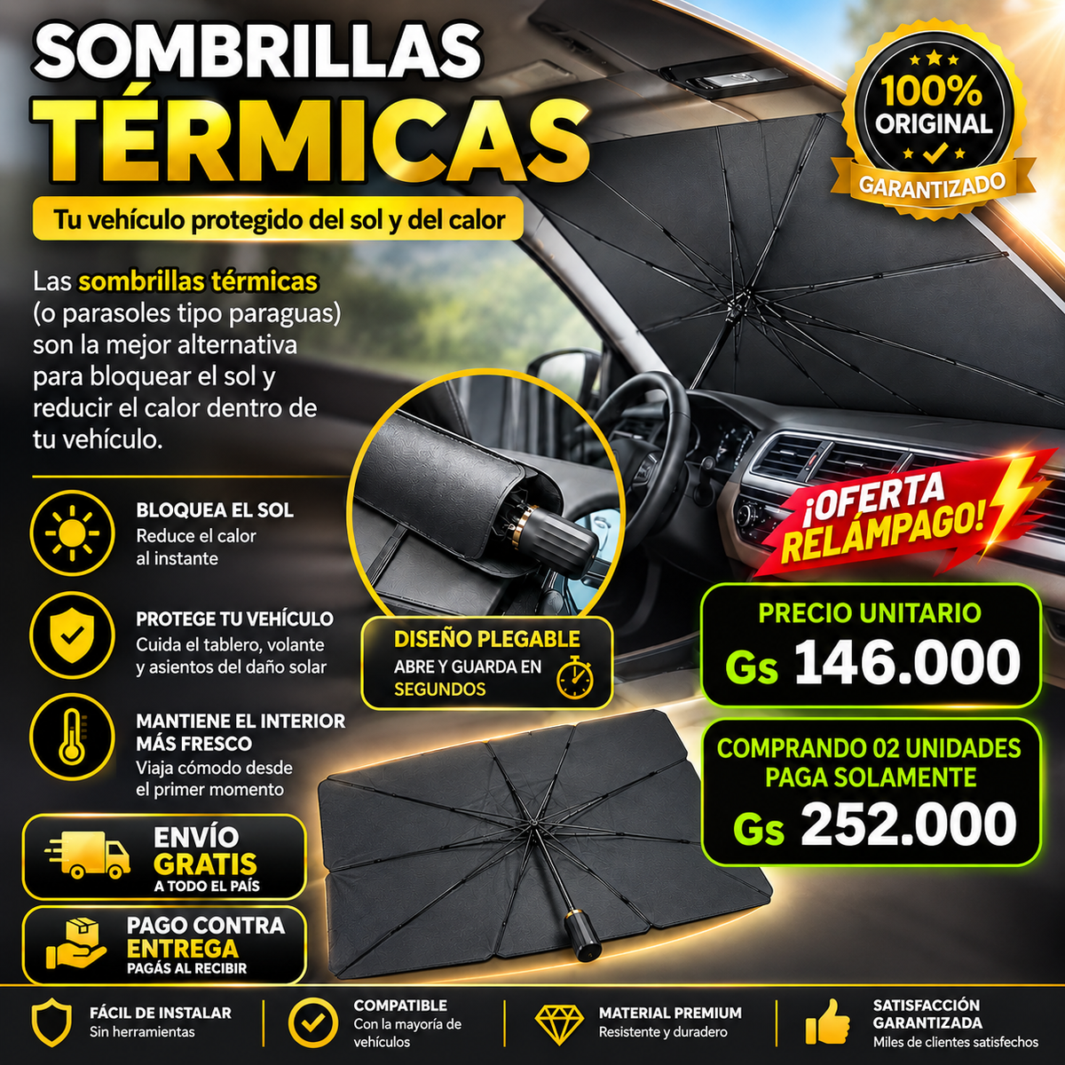 Sombrilla Termica Parasol