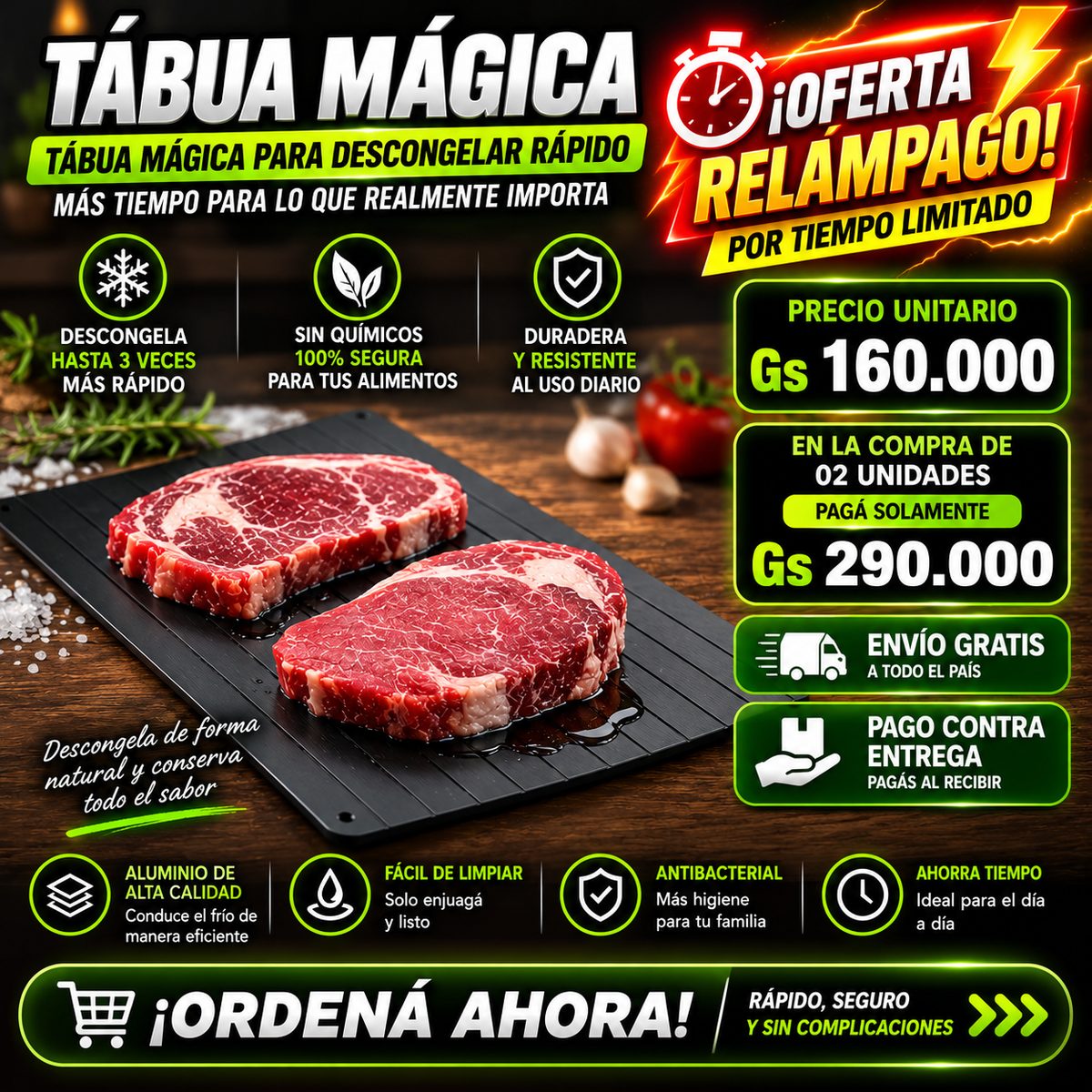 Tabla Para Descongelar