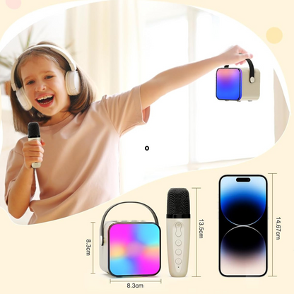 Set De Karaoke, Parlante + microfono🎉 ¡¡Aprovecha la promoción y paga menos! Llevando 2 productos, recibes G 40.000 de descuento. ¡Últimas unidades, no te quedes sin el tuyo!