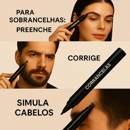 LAPIZ MARCADOR PARA BARBA Y CEJA   COLOR NEGRO