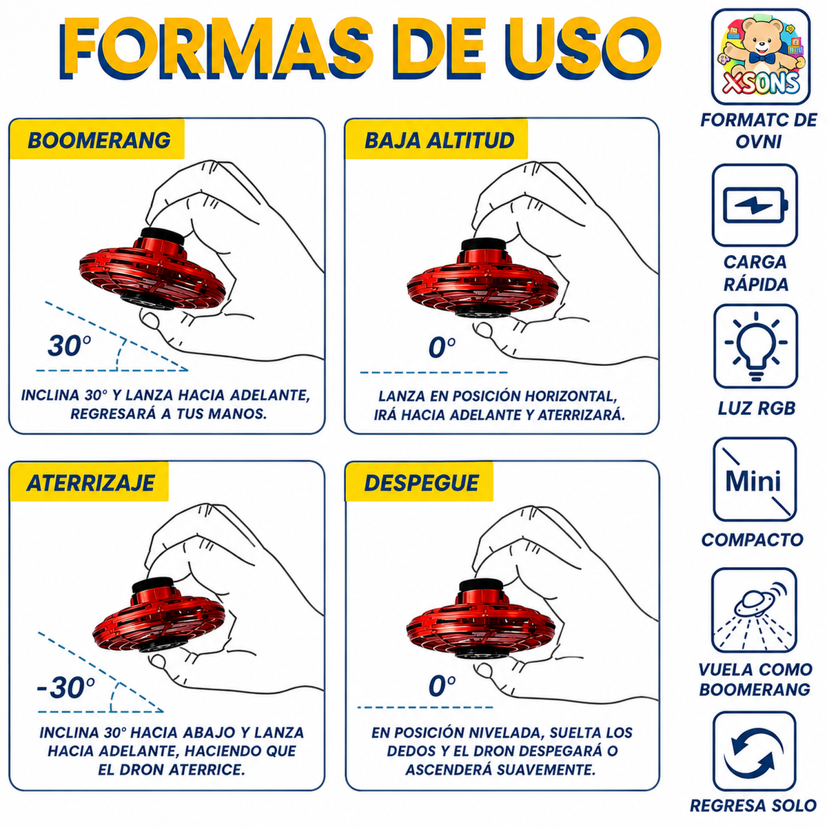 Dron Spinner volador