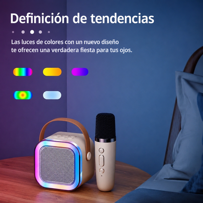Set De Karaoke, Parlante + microfono🎉 ¡¡Aprovecha la promoción y paga menos! Llevando 2 productos, recibes G 40.000 de descuento. ¡Últimas unidades, no te quedes sin el tuyo!