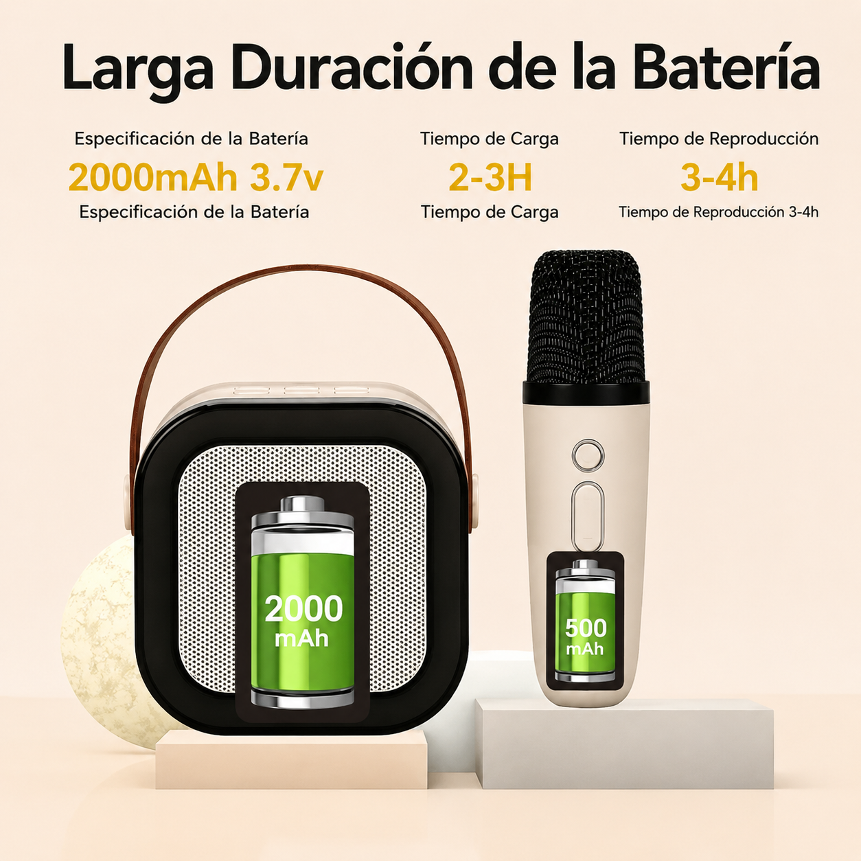 Set De Karaoke, Parlante + microfono🎉 ¡¡Aprovecha la promoción y paga menos! Llevando 2 productos, recibes G 40.000 de descuento. ¡Últimas unidades, no te quedes sin el tuyo!