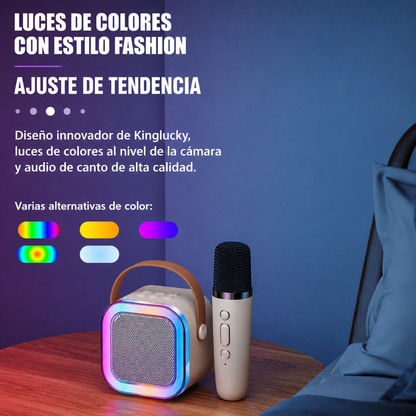 Set De Karaoke, Parlante + microfono🎉 ¡¡Aprovecha la promoción y paga menos! Llevando 2 productos, recibes G 40.000 de descuento. ¡Últimas unidades, no te quedes sin el tuyo!