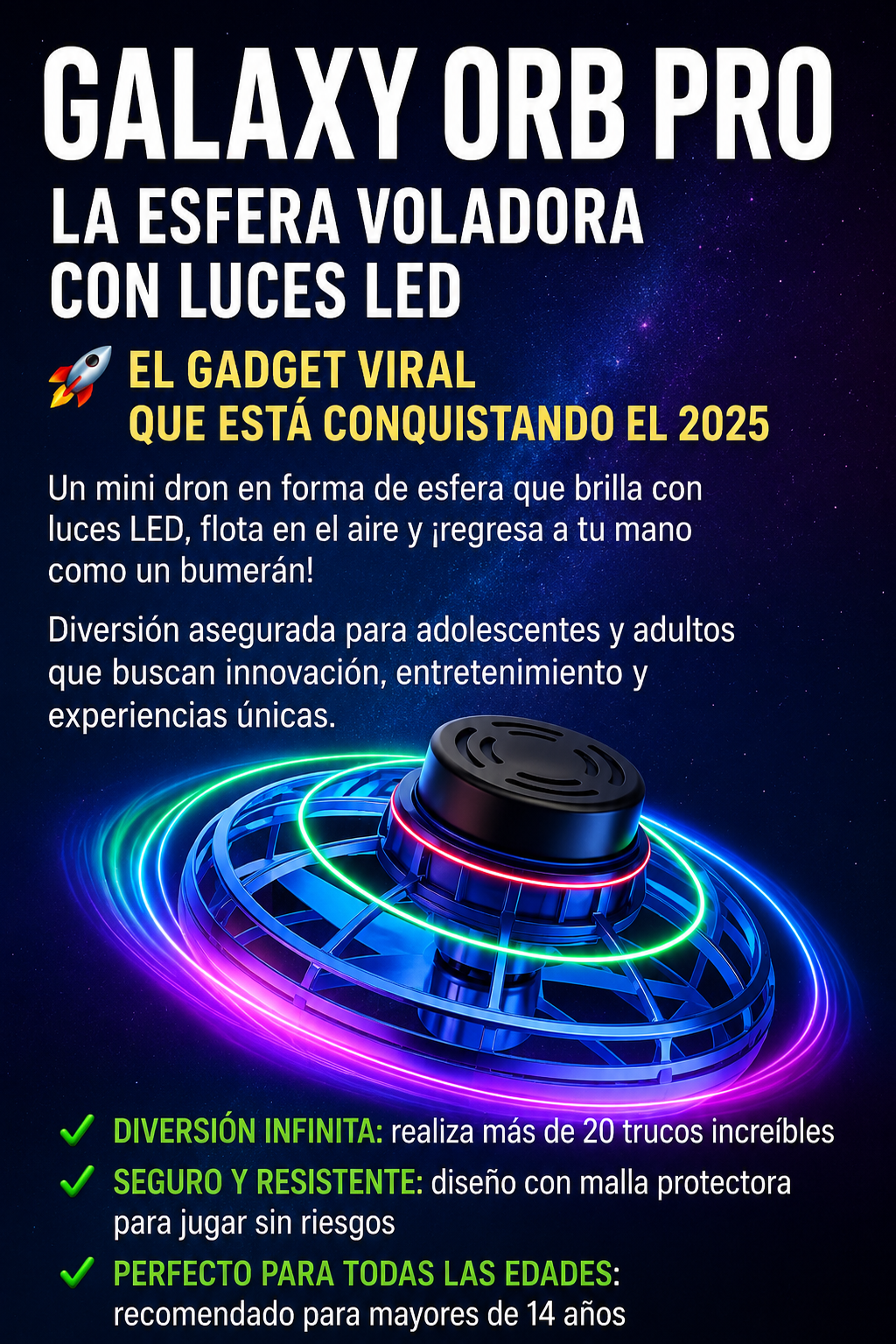 Dron Spinner volador