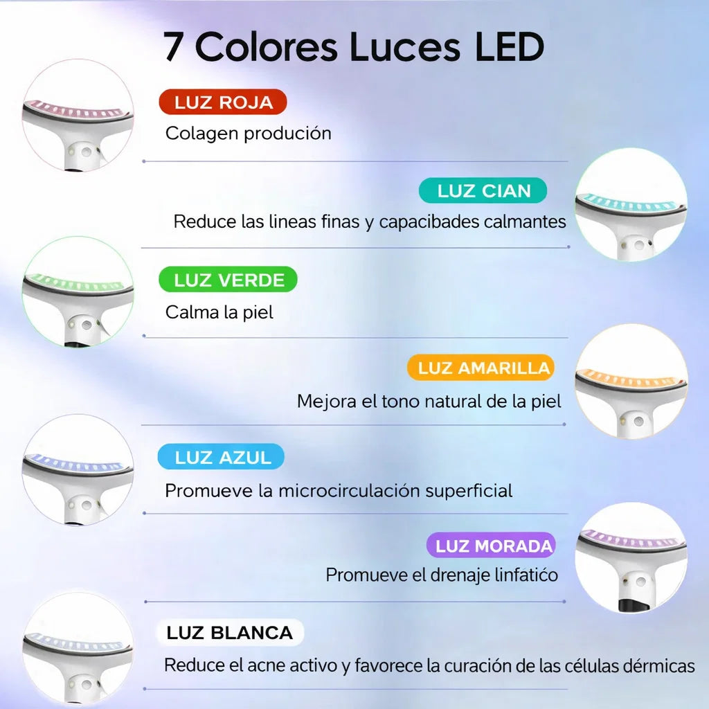 Masajeador Facial Led
