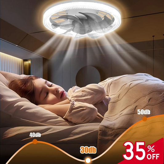 VENTILADOR DE TECHO SILENCIOSO CON LED