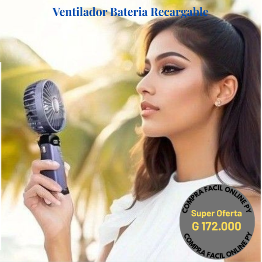 VENTILADOR BATERIA RECARGABLE 🌟 2 UNIDADES POR SOLO G 294.000 🌟
