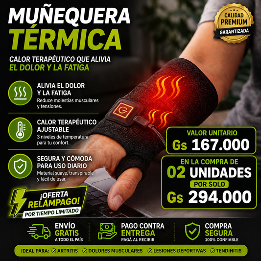 MUÑEQUERA TERMICA ELECTRICA