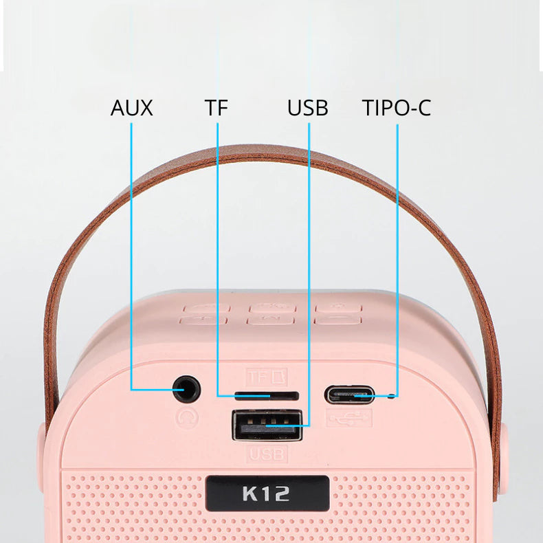 Set De Karaoke, Parlante + microfono🎉 ¡¡Aprovecha la promoción y paga menos! Llevando 2 productos, recibes G 40.000 de descuento. ¡Últimas unidades, no te quedes sin el tuyo!
