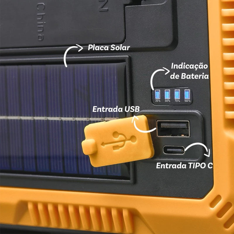 Kit de Herramientas con Luz de Emergenci