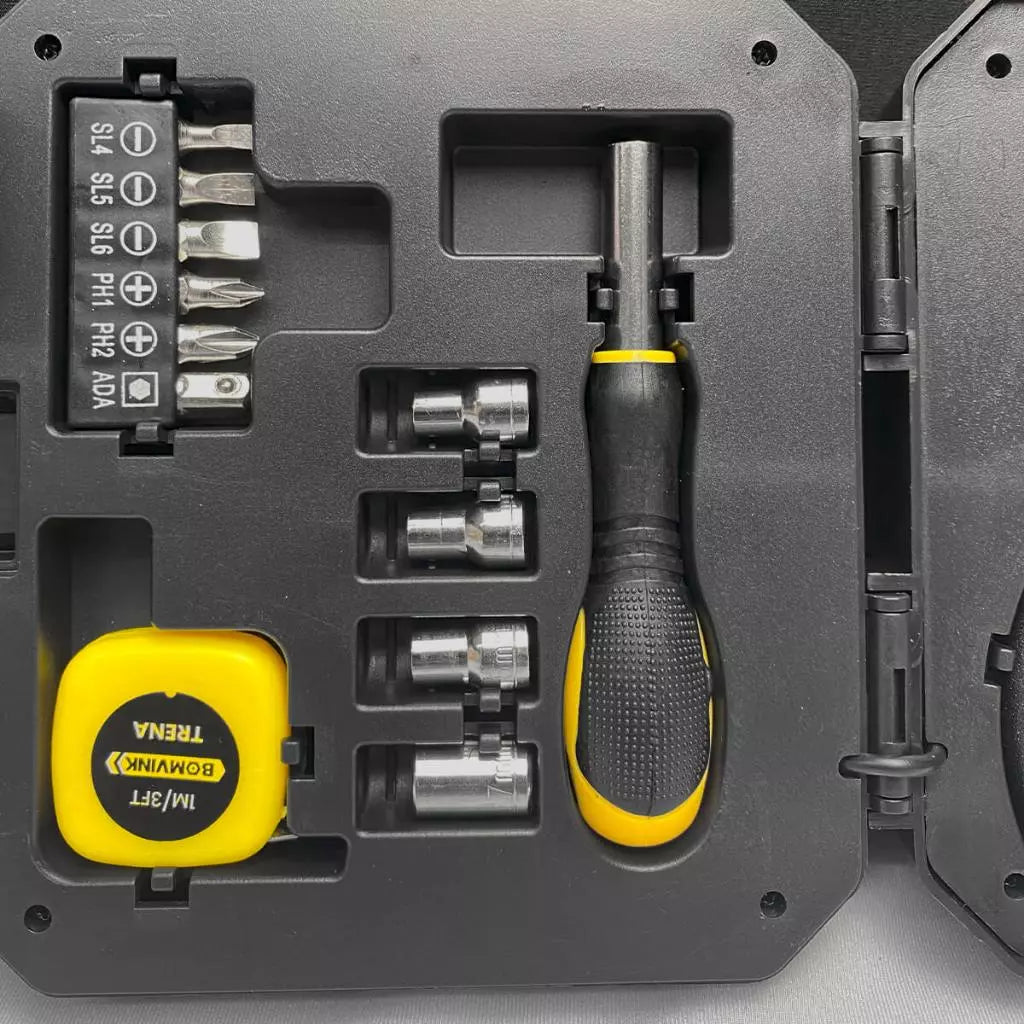 Kit de Herramientas con Luz de Emergenci