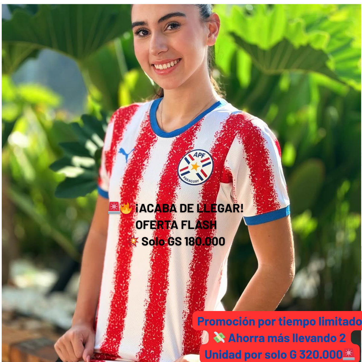 Camiseta de Paraguay nueva versión 2026