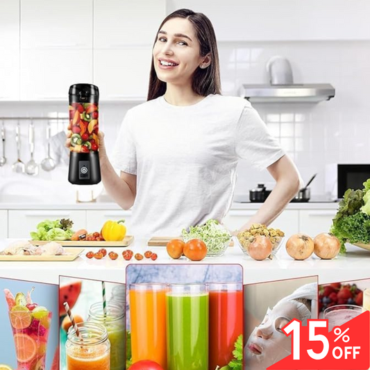 LICUADORA PORTATIL RECARGABLE 380ML (GX-
