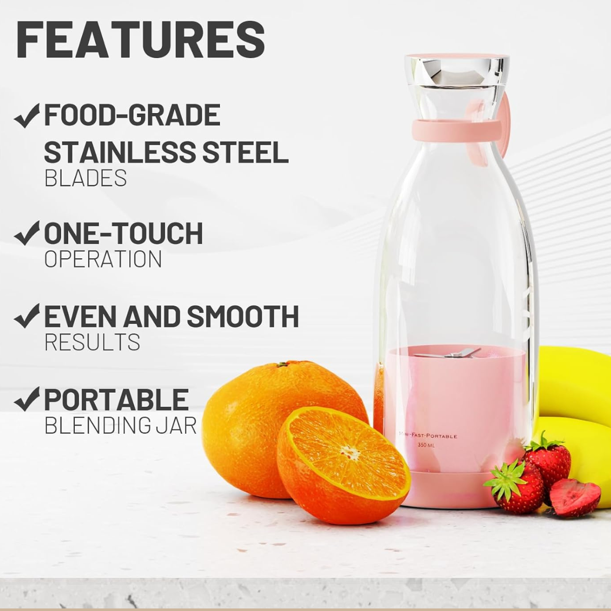 Mini Licuadora Mast™ – Batidos frescos en segundos a qualquer hora