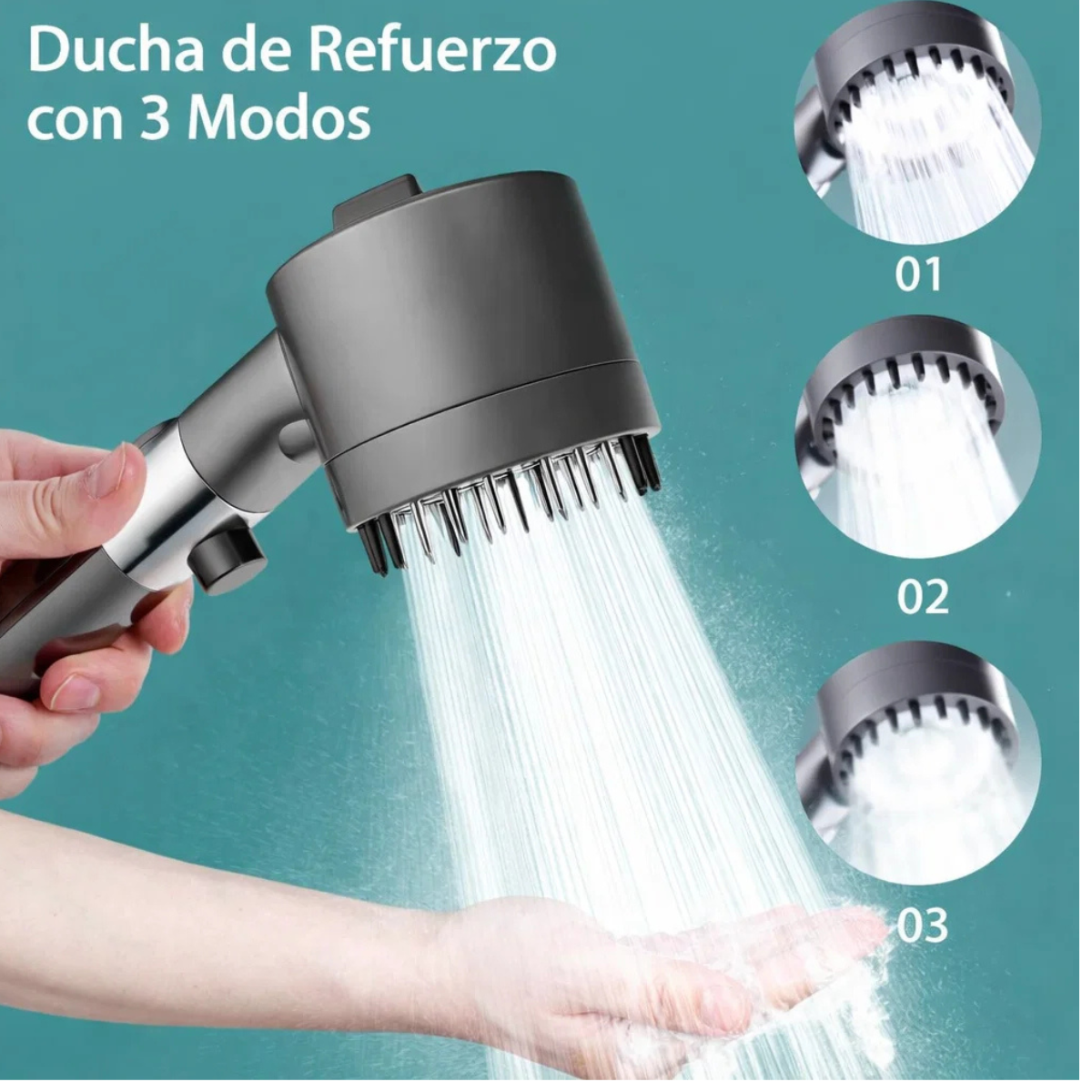 Cabezal De Ducha Potente Y Ahorrador