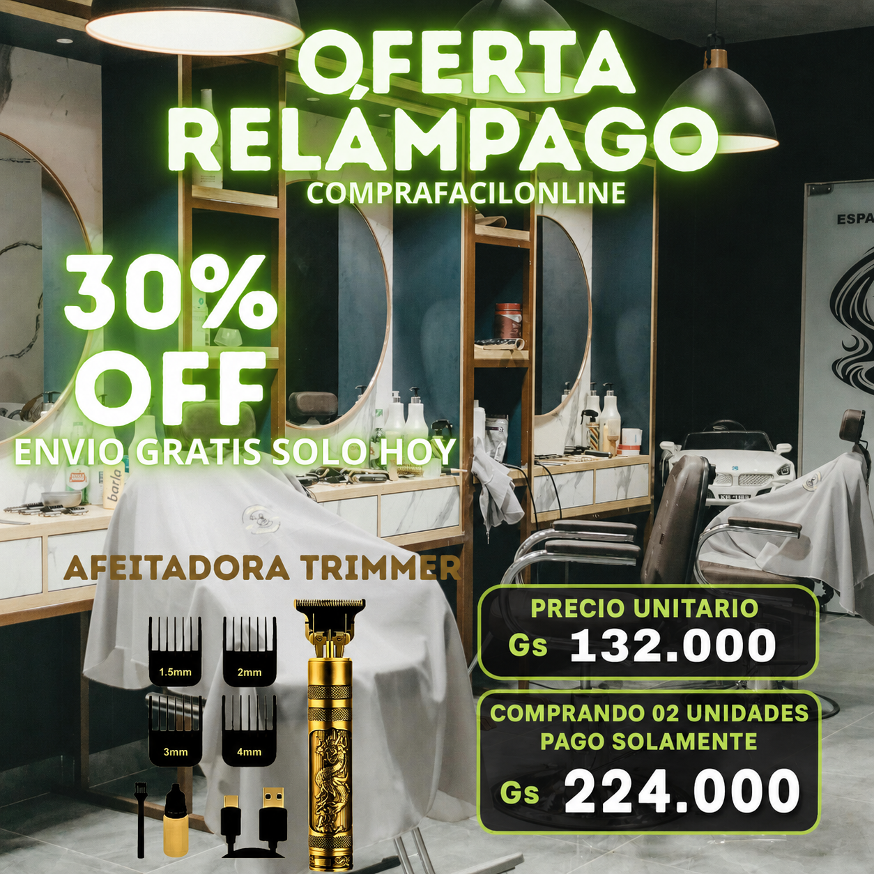 Afeitadora Eléctrica PRO TRIMMER