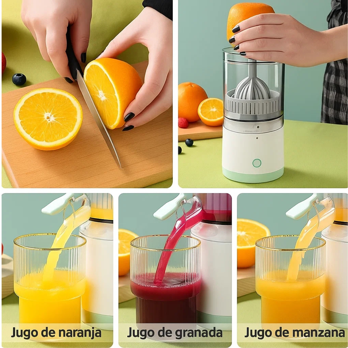 🍊 Exprimidor Eléctrico Portátil