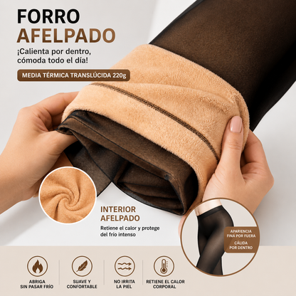 MEDIA TÉRMICA TRASLÚCIDA🎉 . ¡Últimas unidades, no te quedes sin el tuyo🔥 MXL · TALLA ÚNICA 🔥