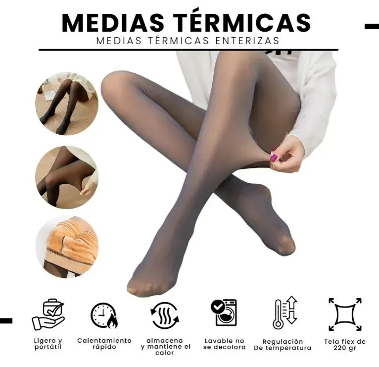 MEDIA TÉRMICA TRASLÚCIDA🎉 . ¡Últimas unidades, no te quedes sin el tuyo🔥 MXL · TALLA ÚNICA 🔥