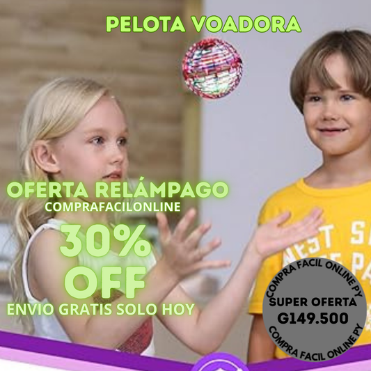Pelota voladora mágica  🎉 ¡¡Aprovecha la promoción y paga menos! Llevando 2 productos, recibes G 50.000 de descuento. ¡Últimas unidades, no te quedes sin el tuyo!