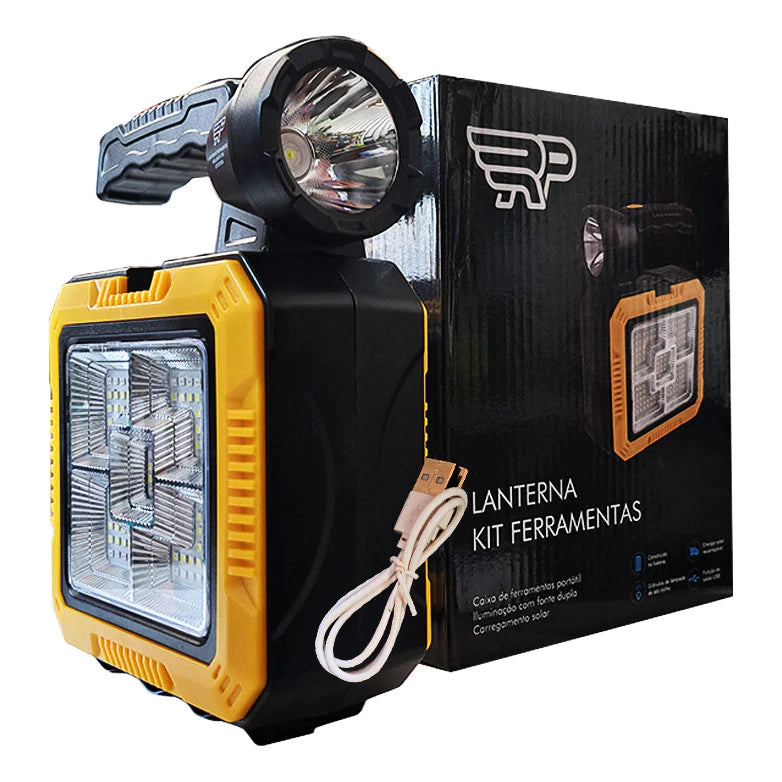 Kit de Herramientas con Luz de Emergenci