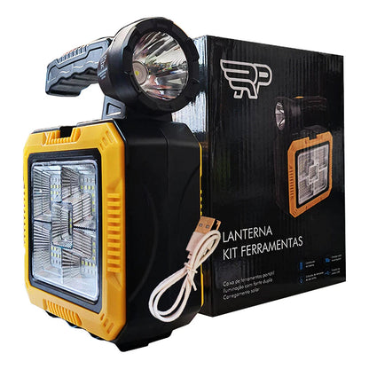 Kit de Herramientas con Luz de Emergenci
