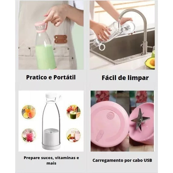 Mini Licuadora Mast™ – Batidos frescos en segundos a qualquer hora